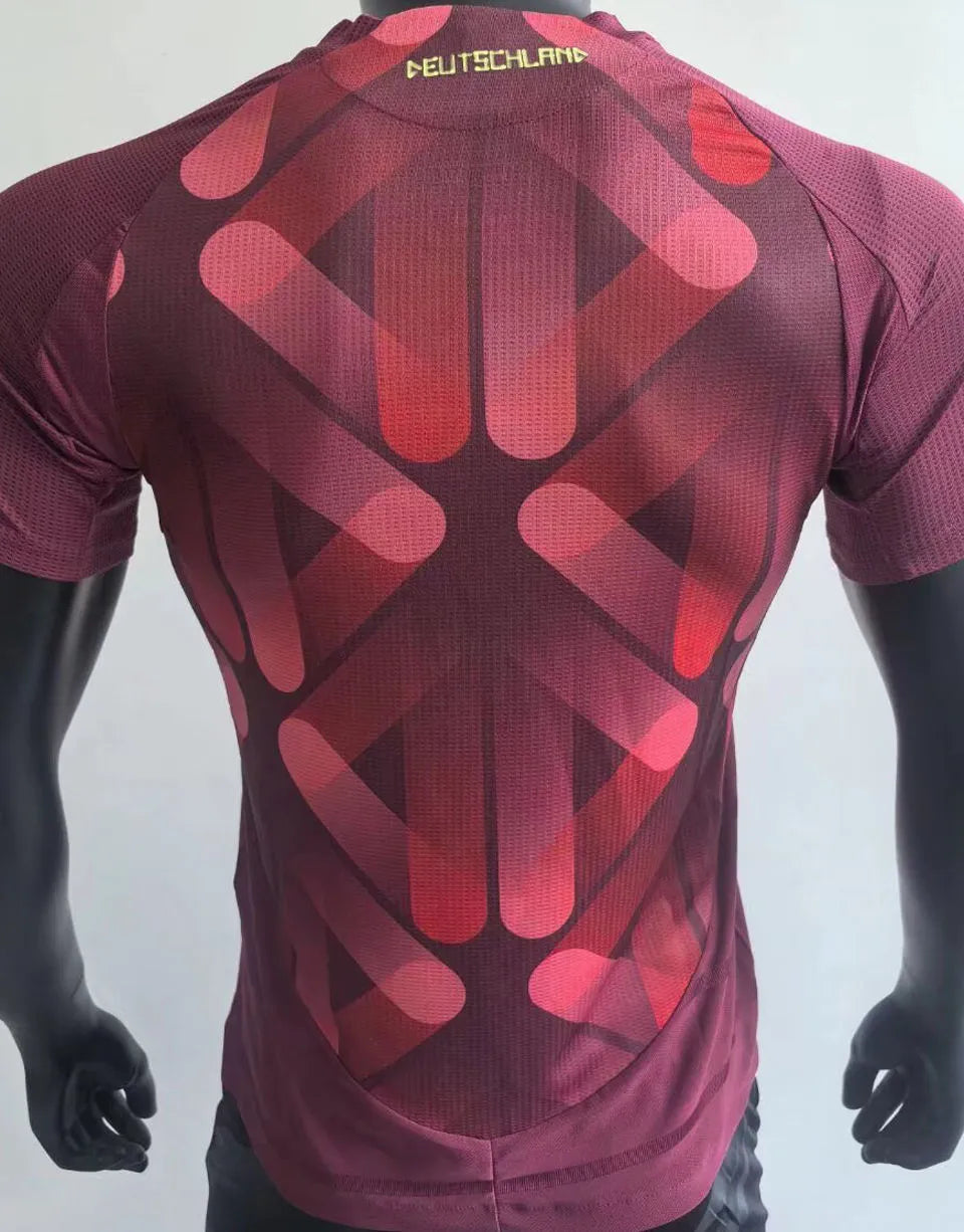 2025/26 Germany Red Player Version Soccer Jersey Back