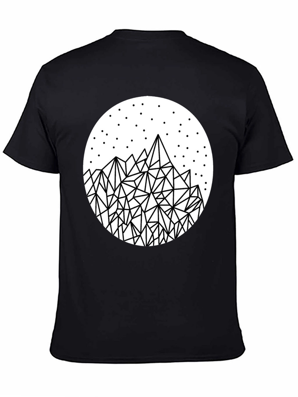 Geometric Mountainscape Tee