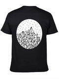 Geometric Mountainscape Tee