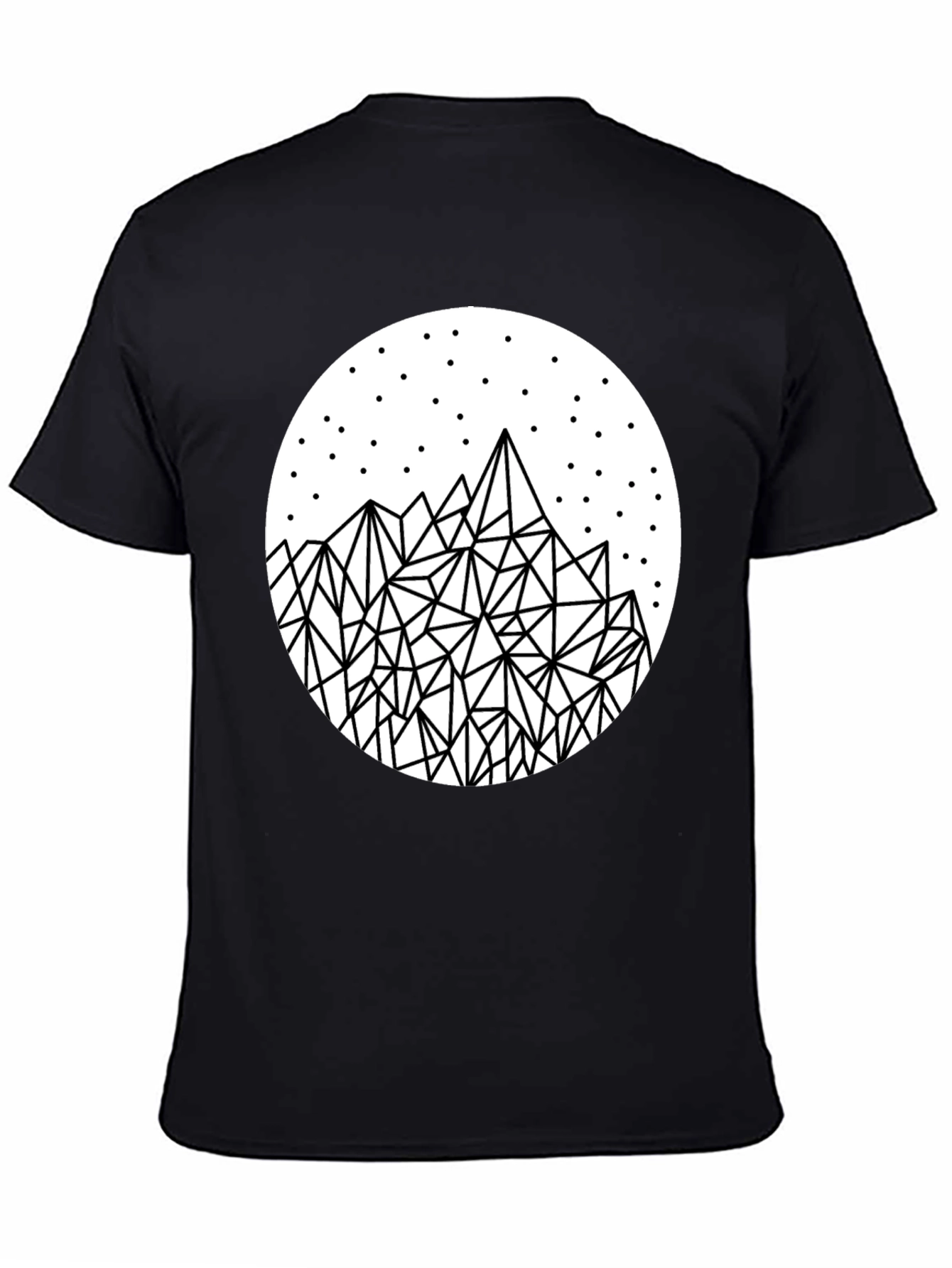 Geometric Mountainscape Tee
