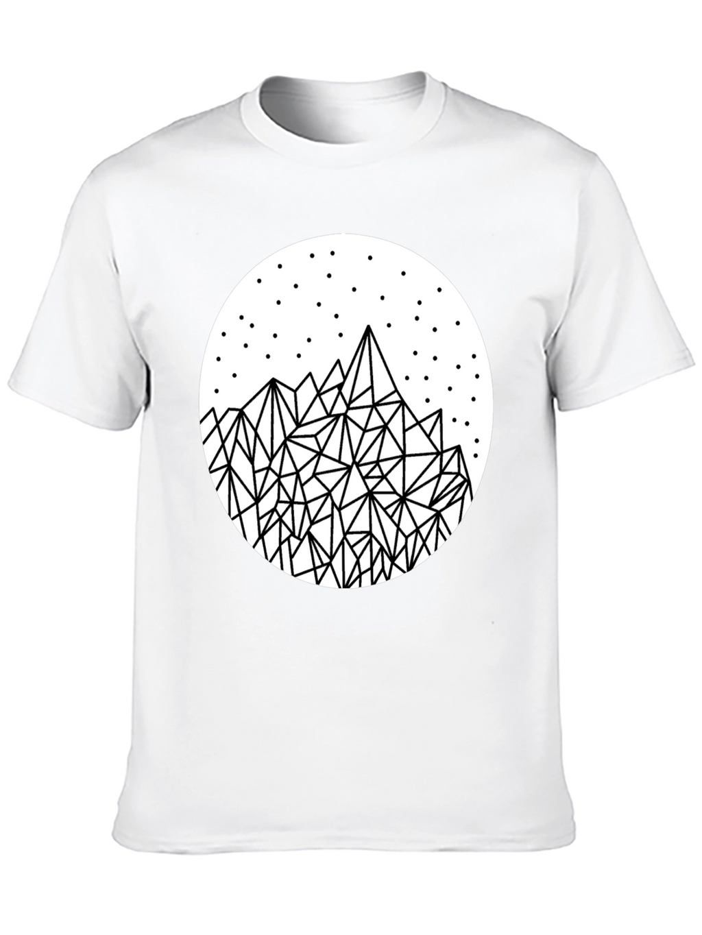 Geometric Mountainscape Tee