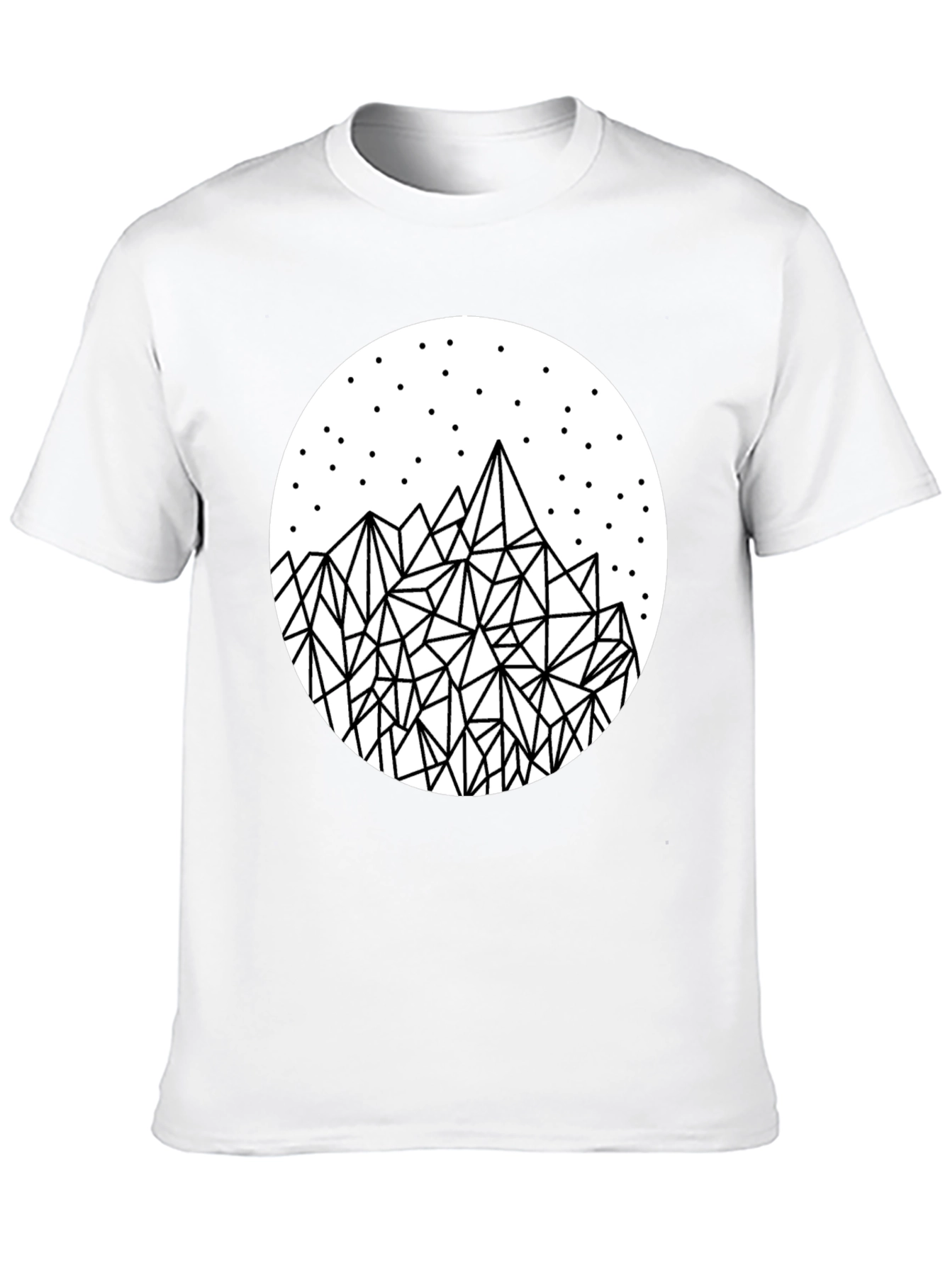 Geometric Mountainscape Tee