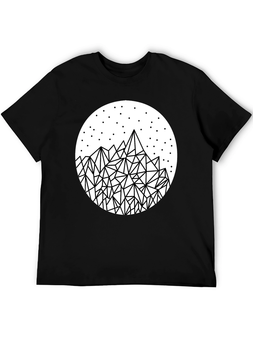 Geometric Mountainscape Tee