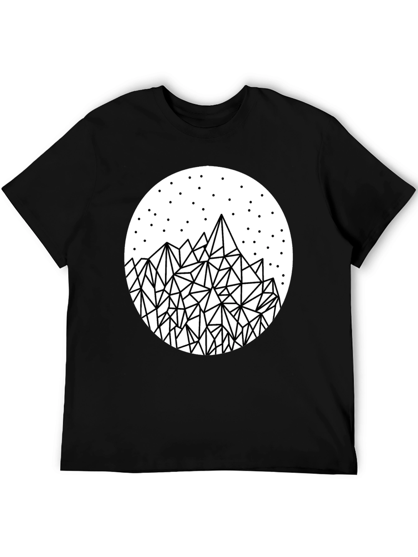 Geometric Mountainscape Tee