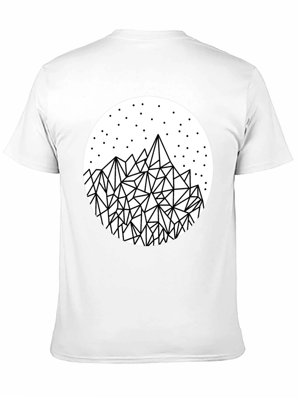 Geometric Mountainscape Tee