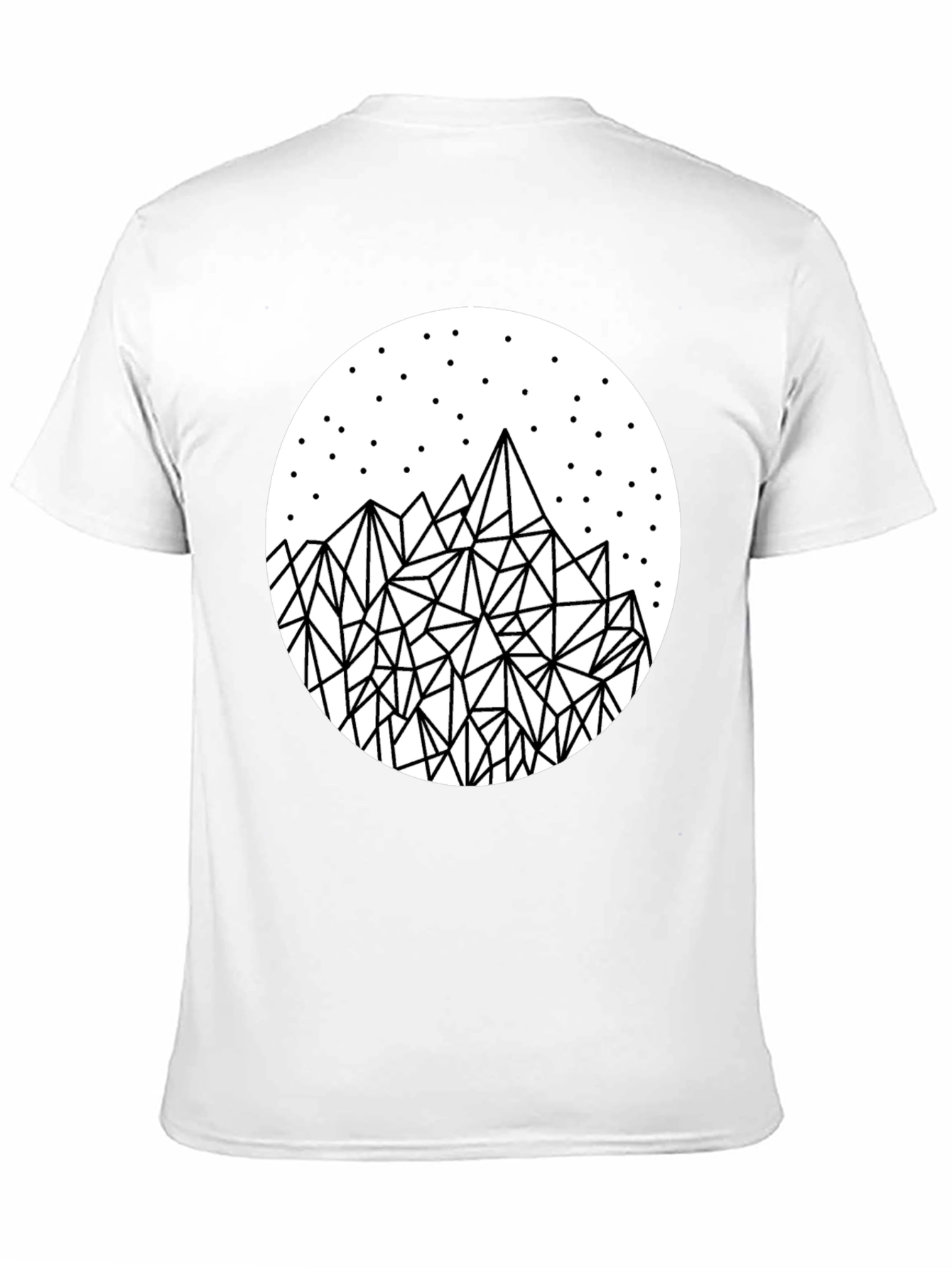 Geometric Mountainscape Tee