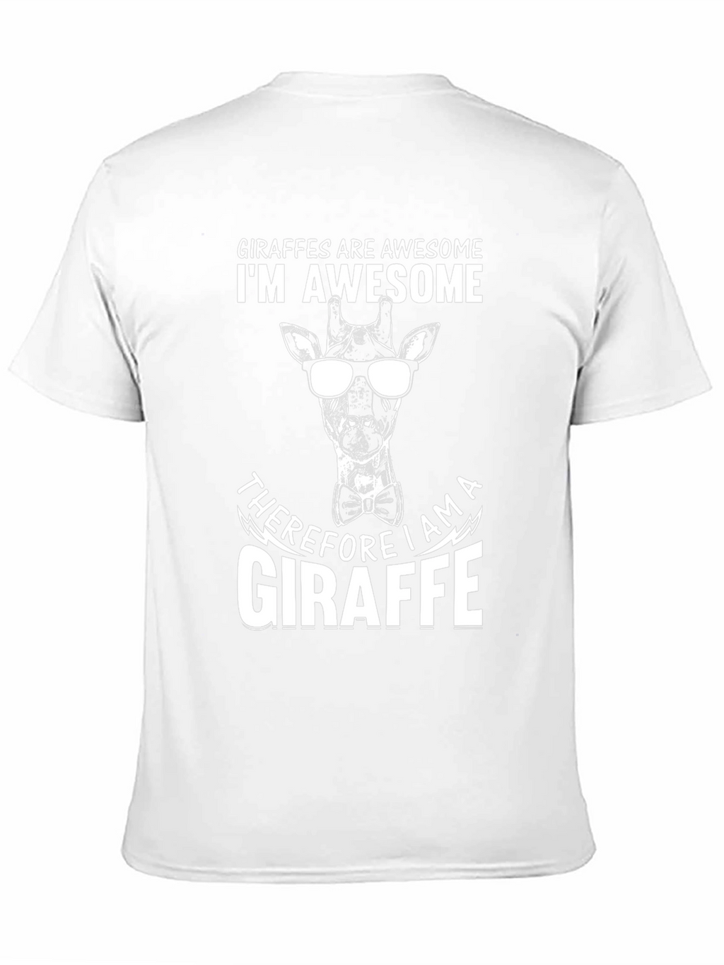 Giraffe Awesome Graphic Tee - Cool Animal Design
