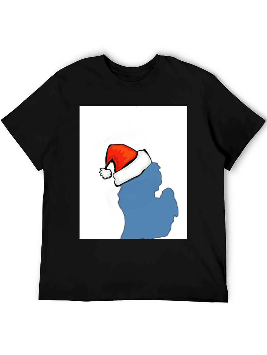 Michigan Santa Hat T-Shirt