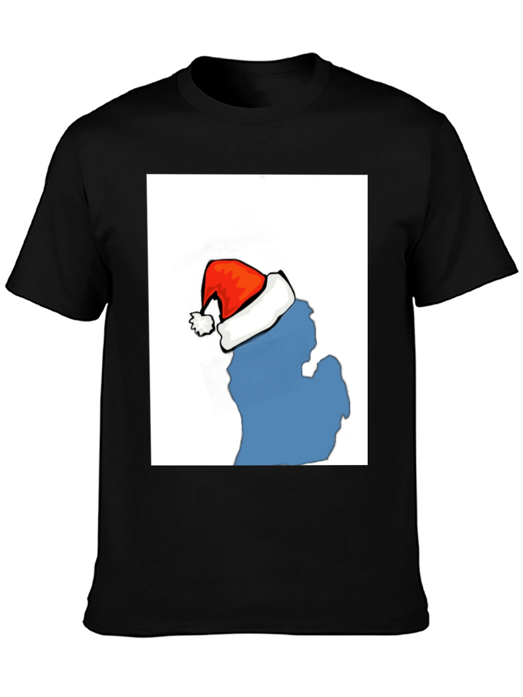 Michigan Santa Hat T-Shirt