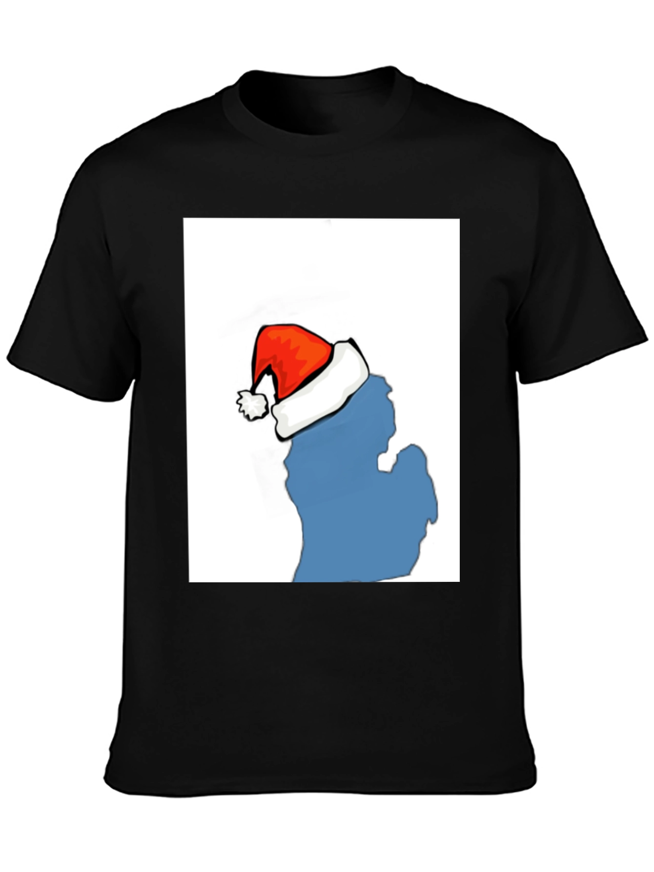 Michigan Santa Hat T-Shirt
