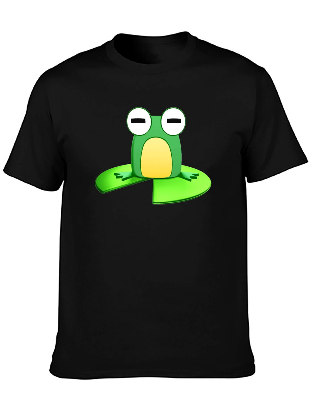 Frog on Lily Pad Graphic T-Shirt