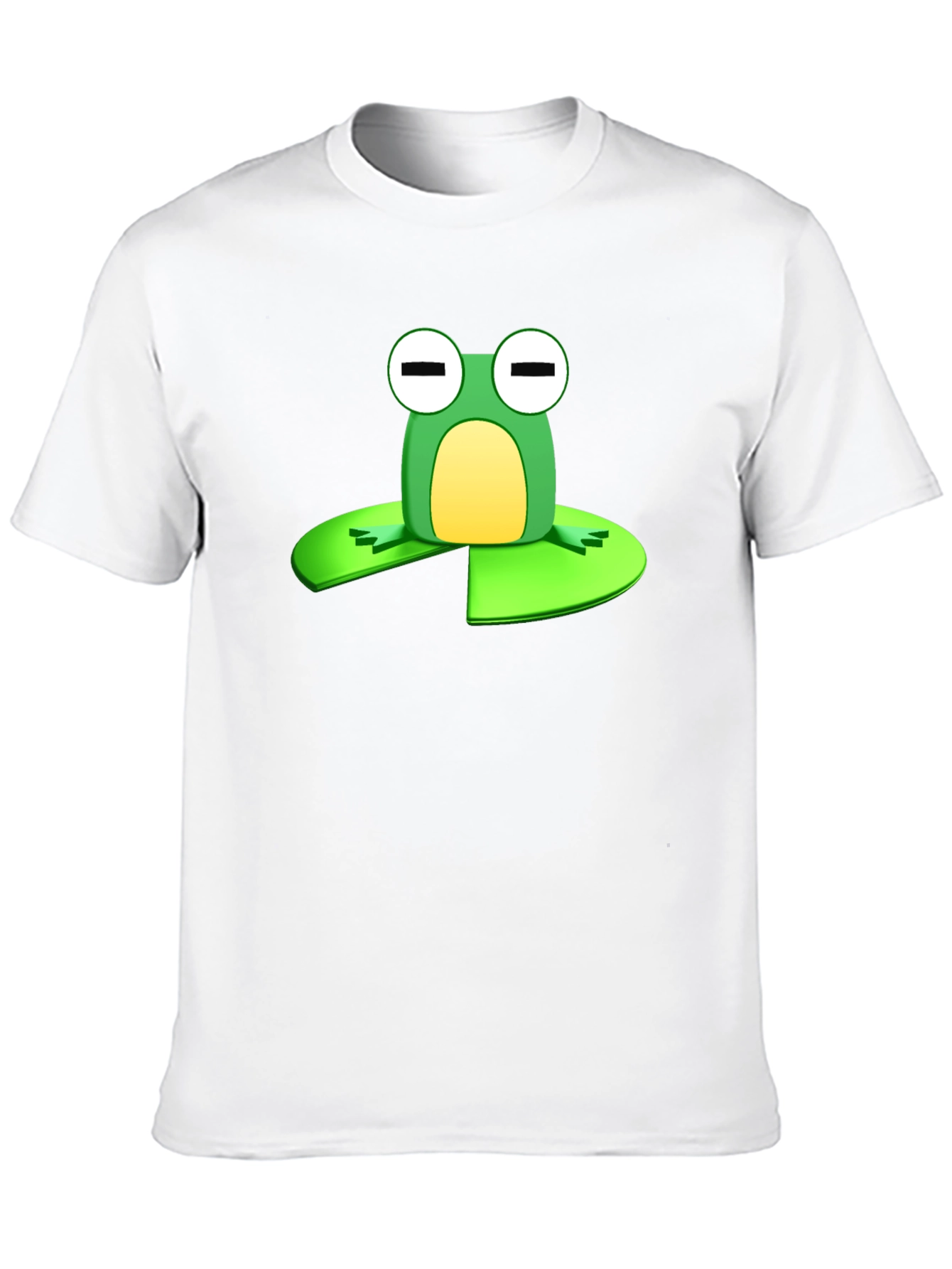 Frog on Lily Pad Graphic T-Shirt