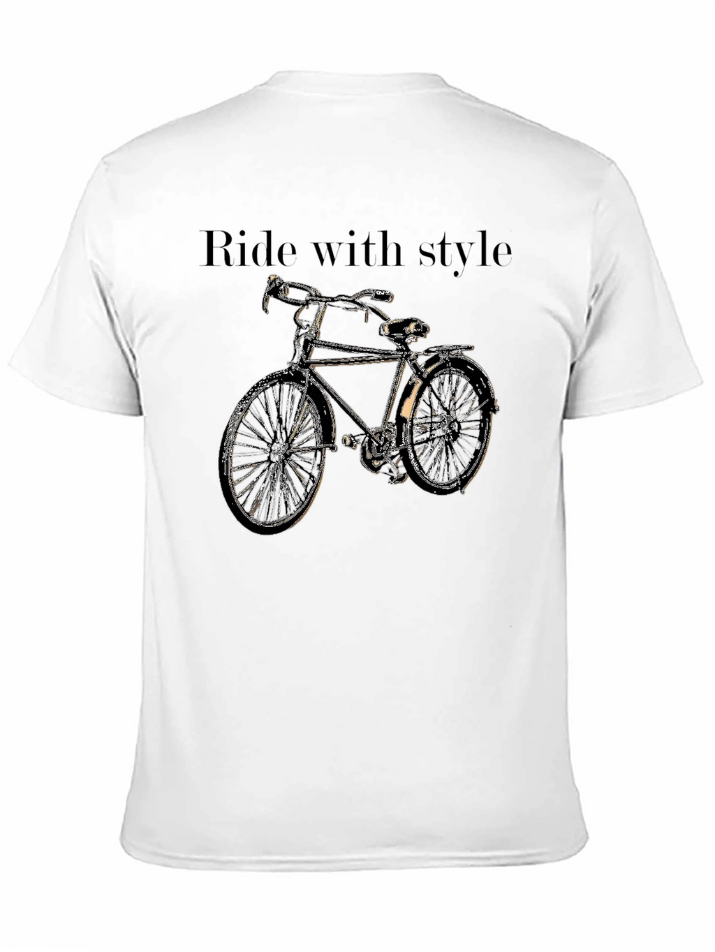 Ride with Style Bicycle Graphic Tee