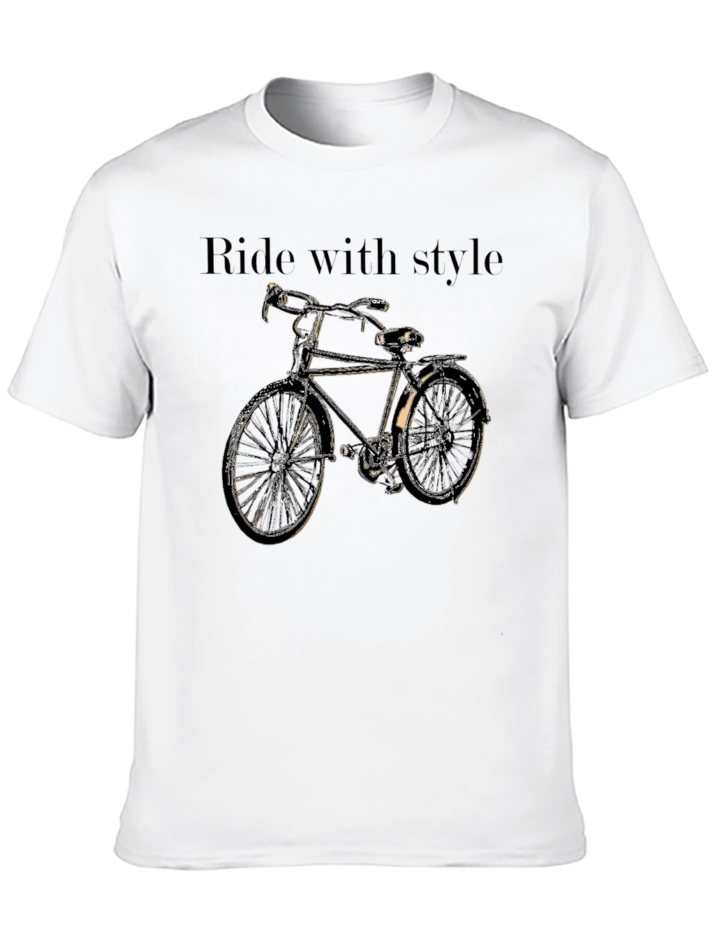 Ride with Style Bicycle Graphic Tee