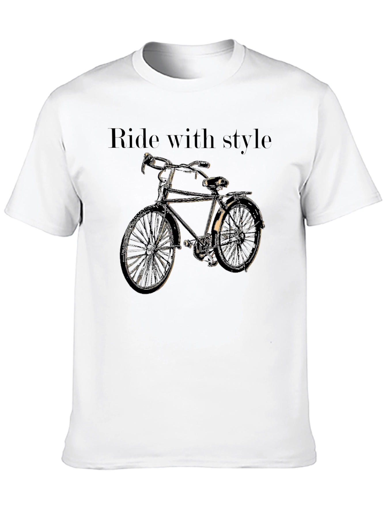 Ride with Style Bicycle Graphic Tee