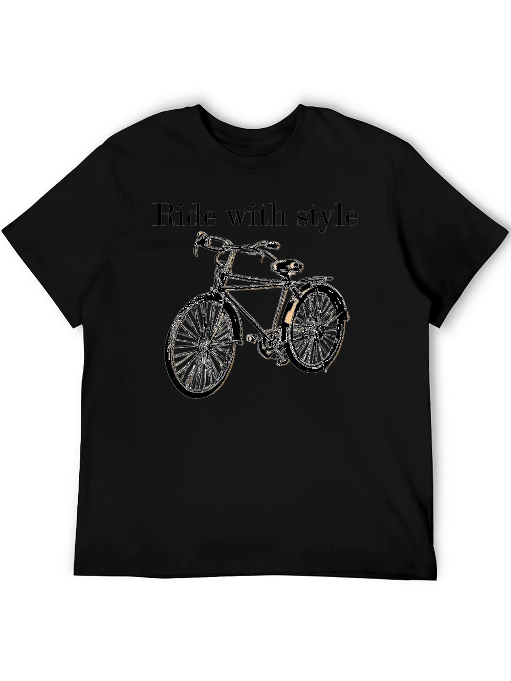 Ride with Style Bicycle Graphic Tee