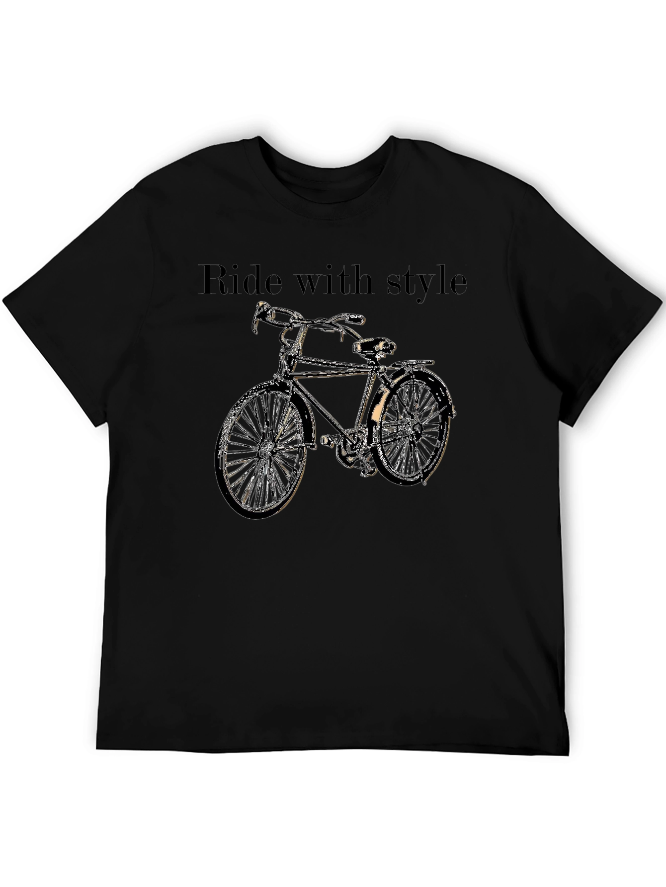Ride with Style Bicycle Graphic Tee