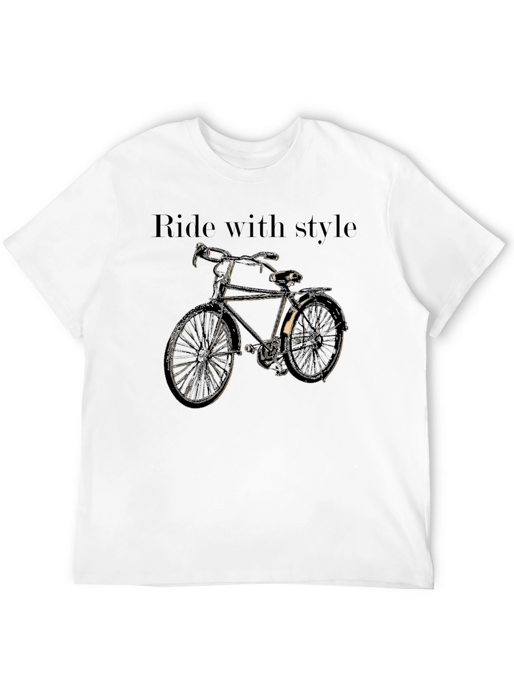Ride with Style Bicycle Graphic Tee