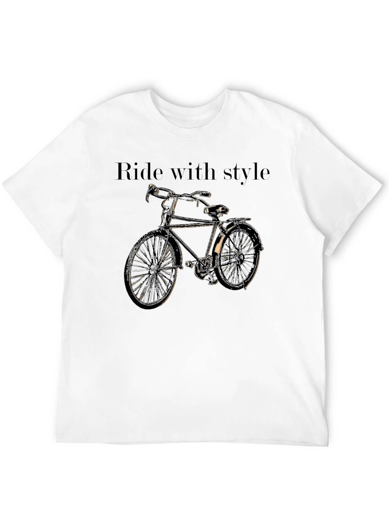 Ride with Style Bicycle Graphic Tee