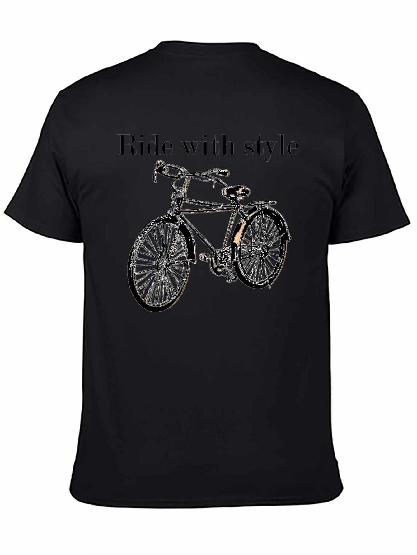 Ride with Style Bicycle Graphic Tee