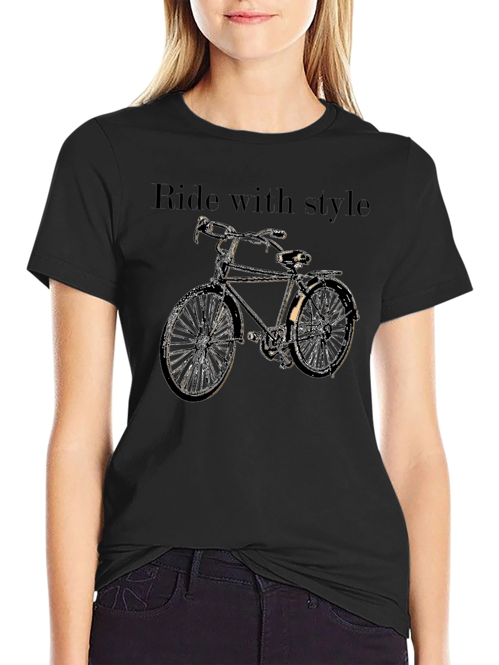 Ride with Style Bicycle Graphic Tee