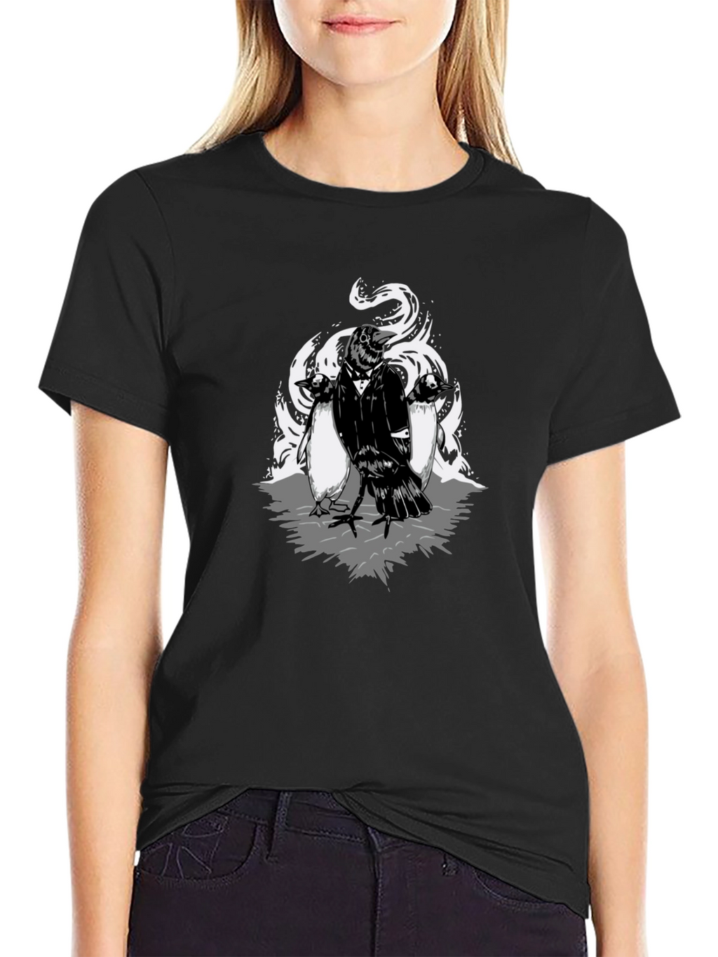 Raven Tuxedo T-Shirt