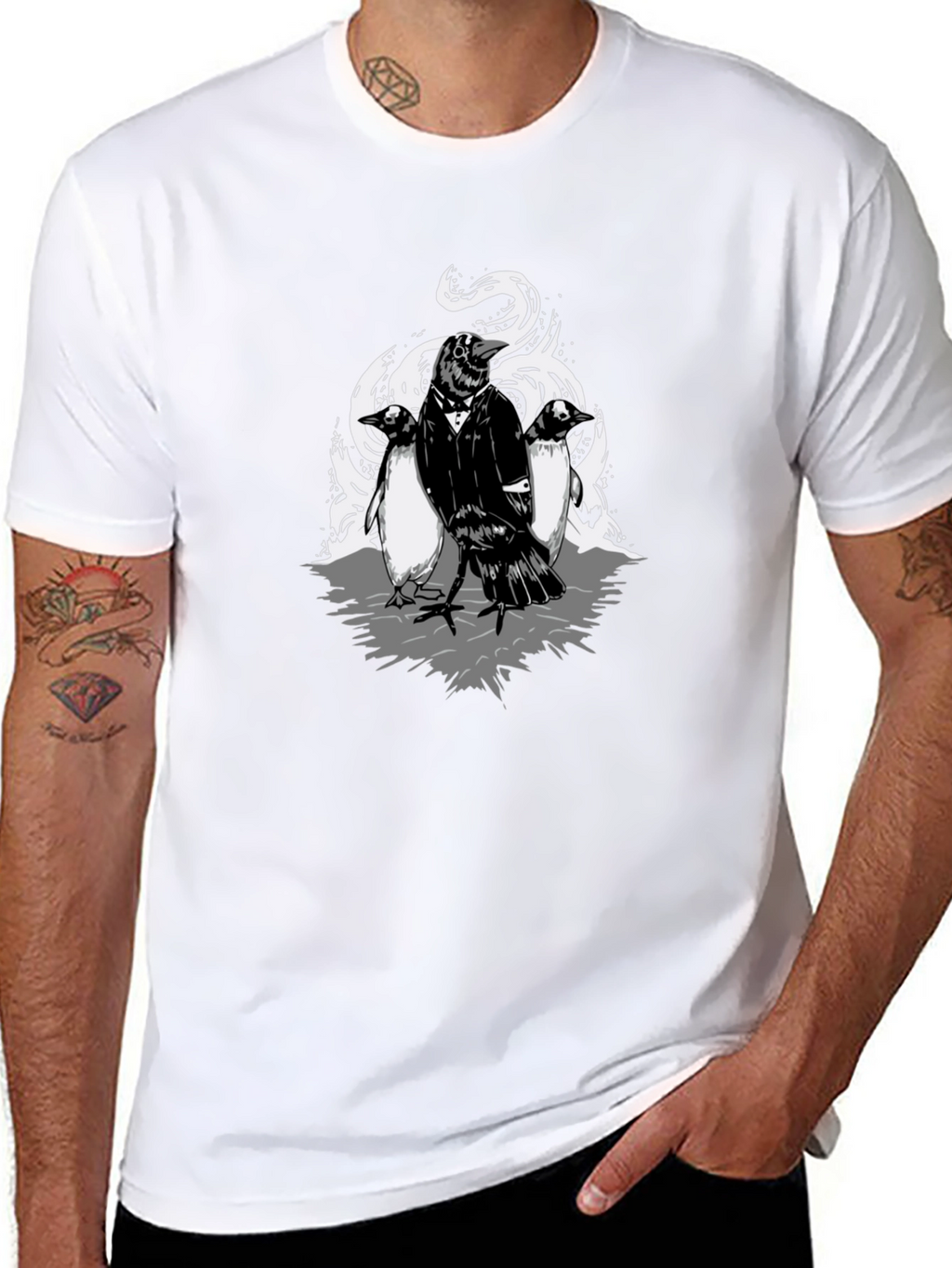 Raven Tuxedo T-Shirt