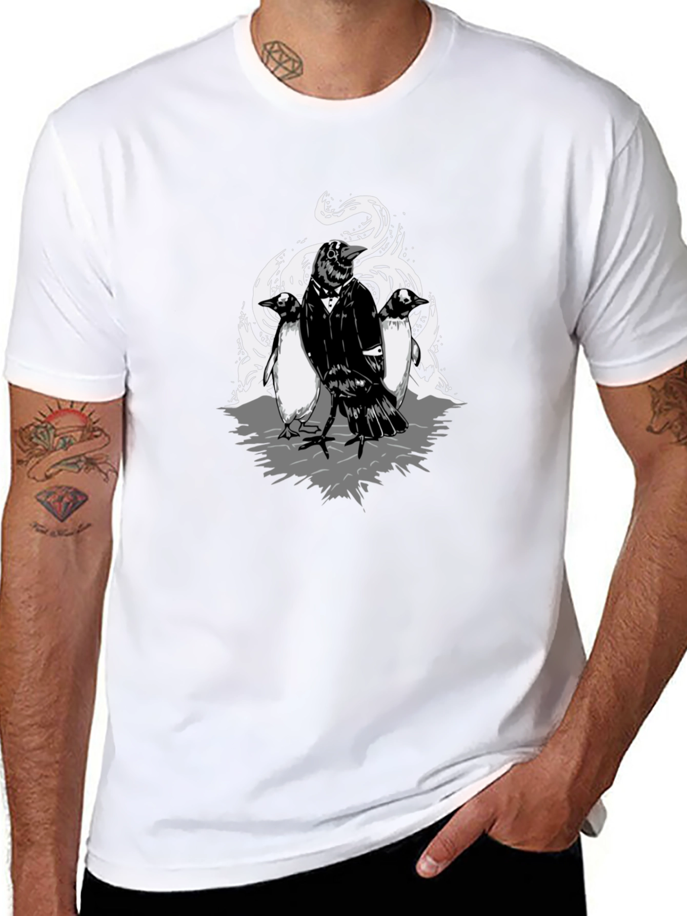 Raven Tuxedo T-Shirt