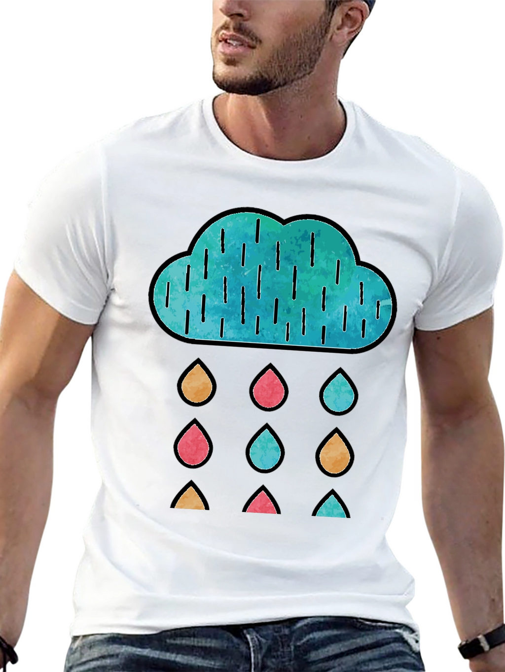 Rainy Day Cloud Graphic Tee