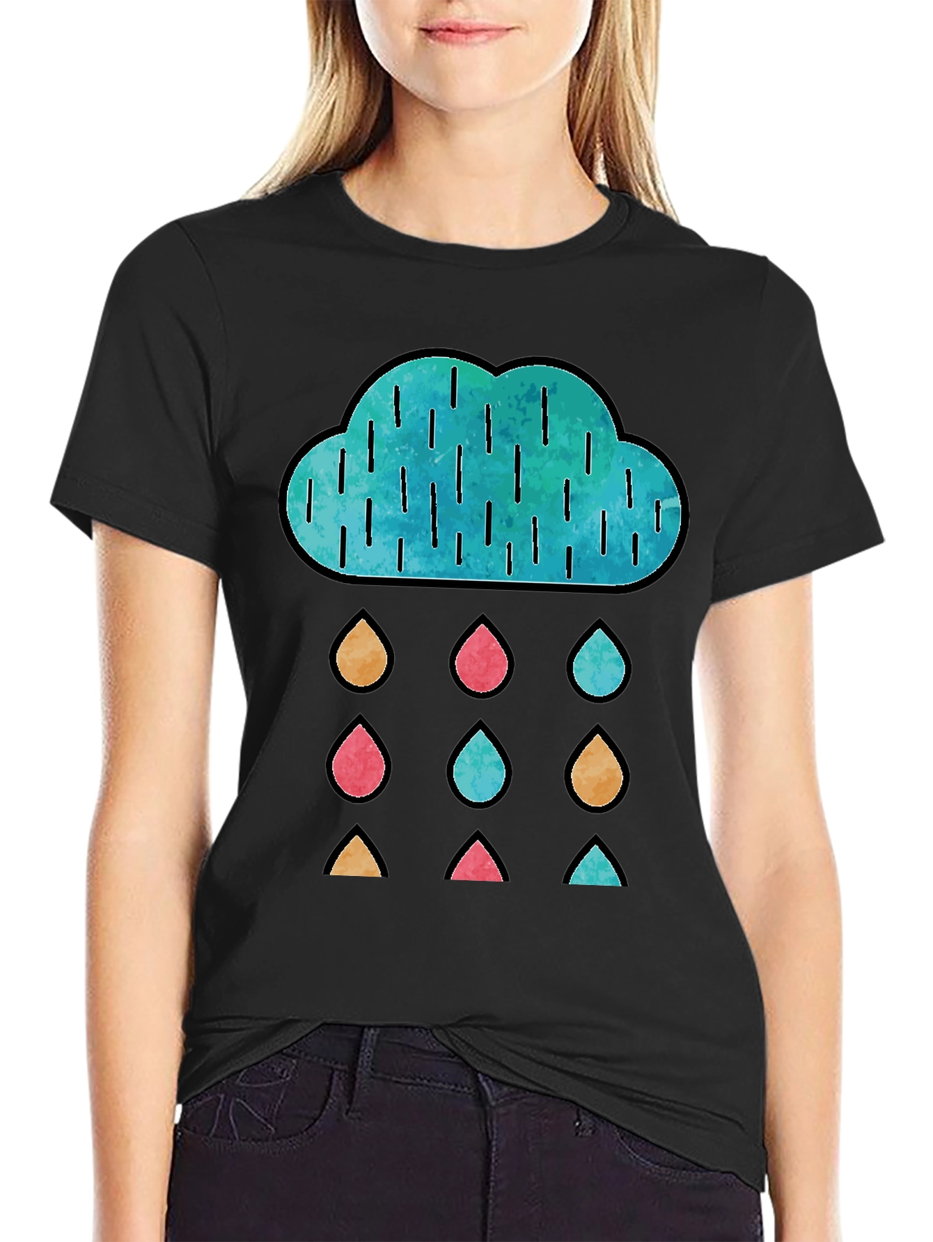 Rainy Day Cloud Graphic Tee