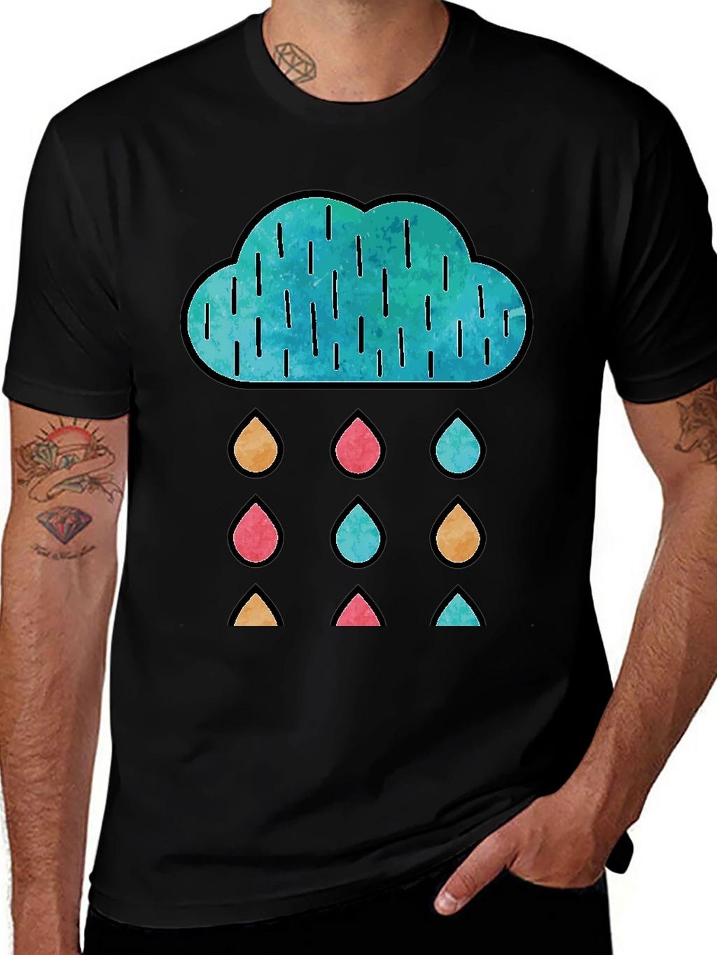 Rainy Day Cloud Graphic Tee