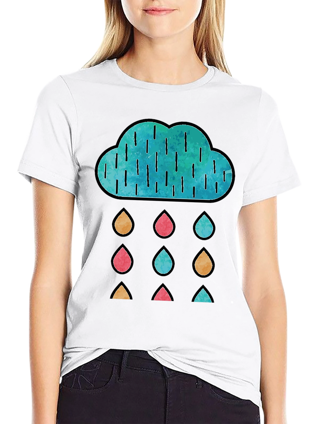 Rainy Day Cloud Graphic Tee