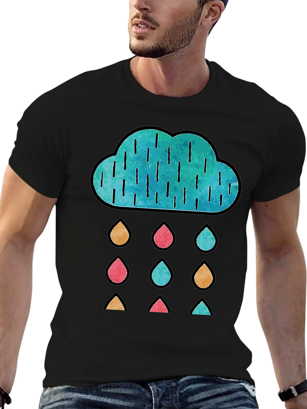 Rainy Day Cloud Graphic Tee