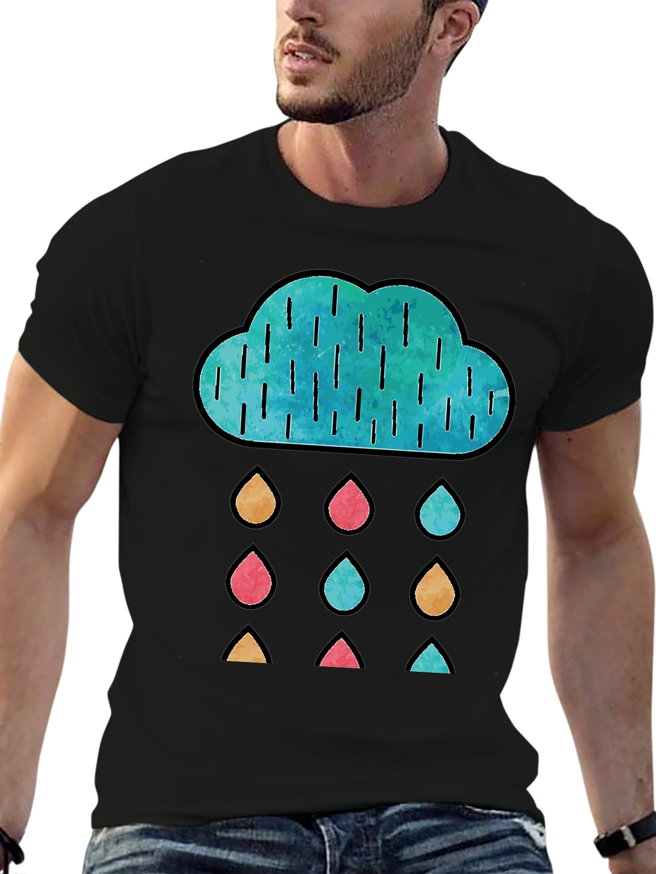 Rainy Day Cloud Graphic Tee