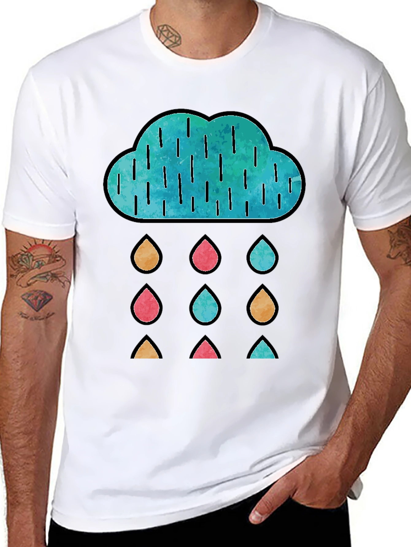 Rainy Day Cloud Graphic Tee