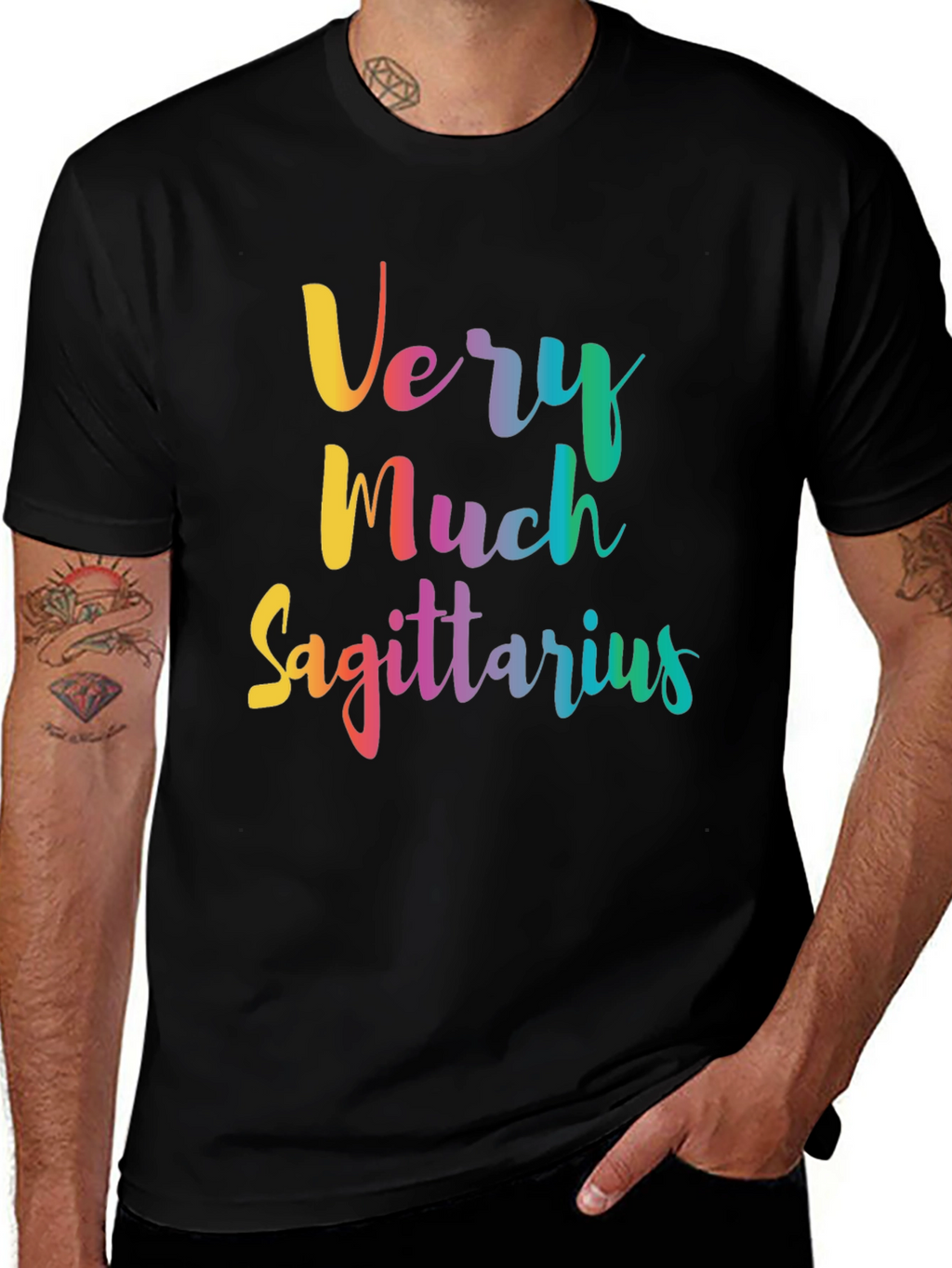 Very Much Sagittarius T-Shirt - Zodiac Rainbow Tee