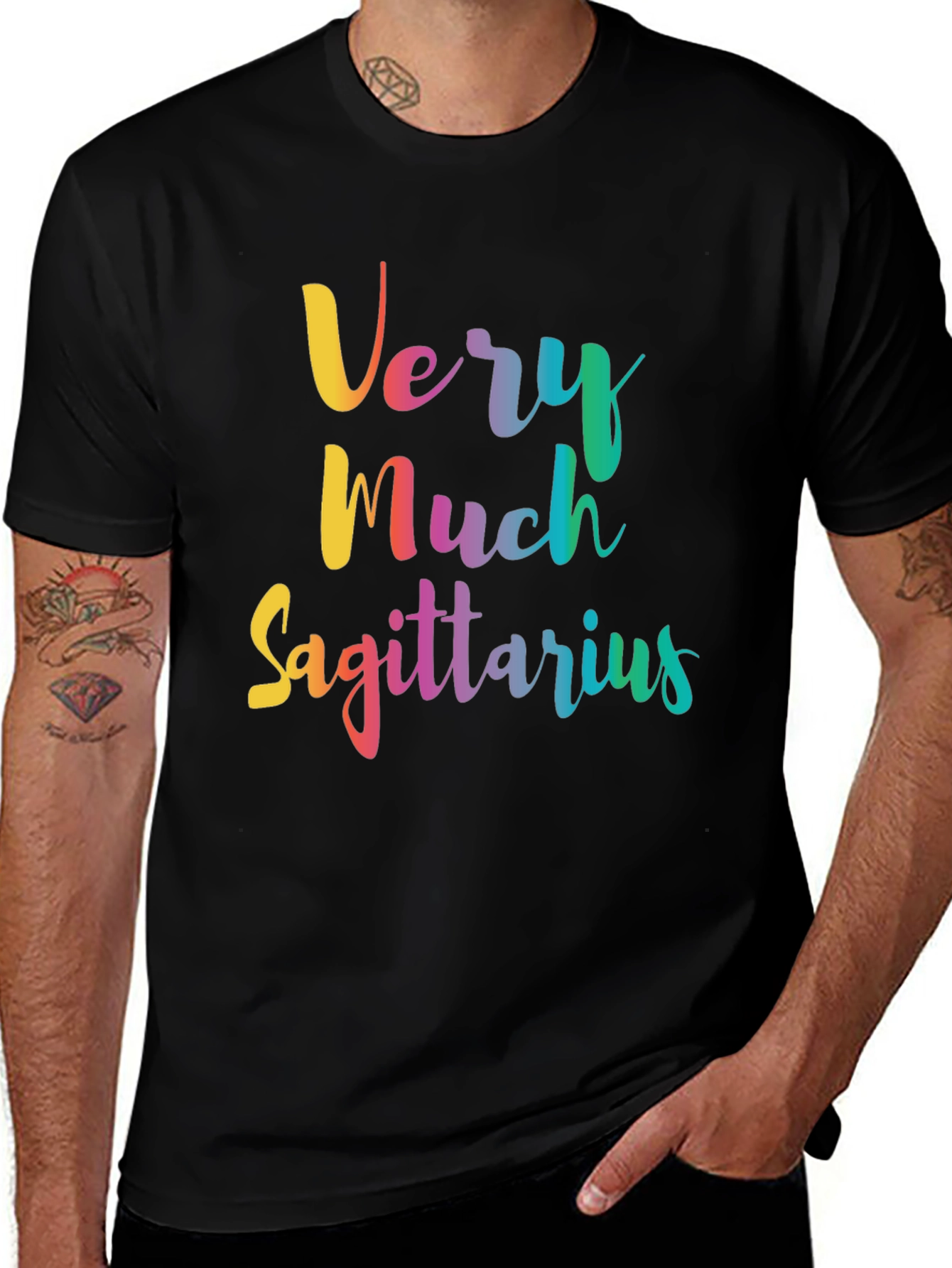 Very Much Sagittarius T-Shirt - Zodiac Rainbow Tee