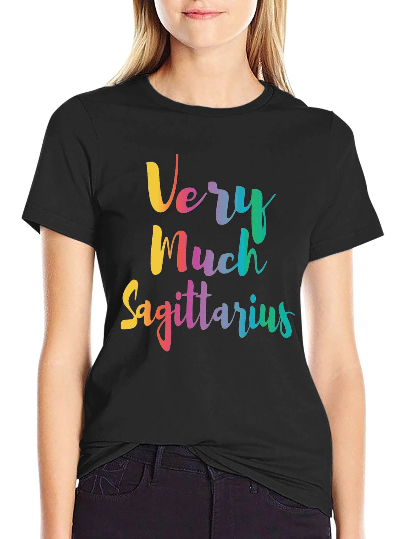 Very Much Sagittarius T-Shirt - Zodiac Rainbow Tee