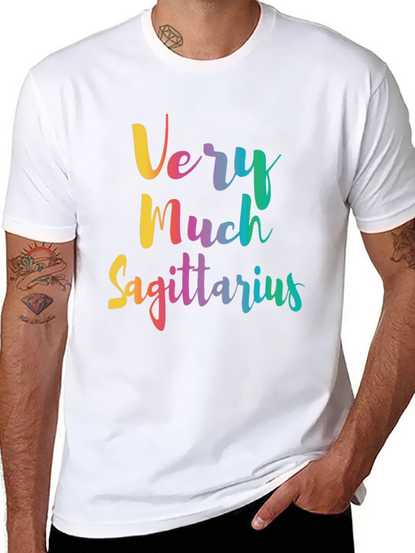 Very Much Sagittarius T-Shirt - Zodiac Rainbow Tee