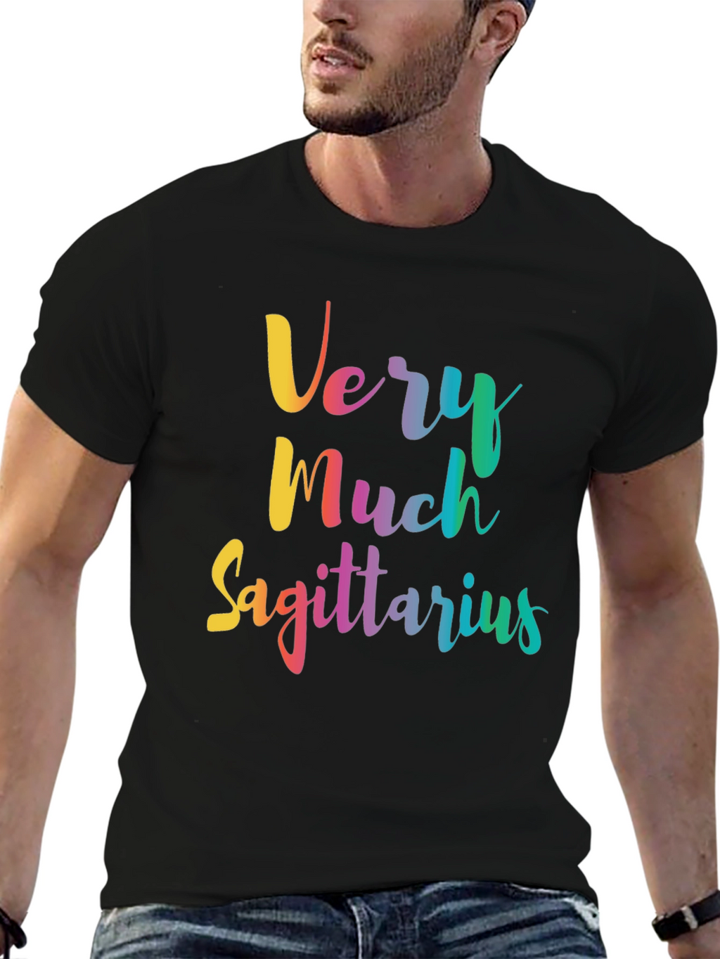 Very Much Sagittarius T-Shirt - Zodiac Rainbow Tee