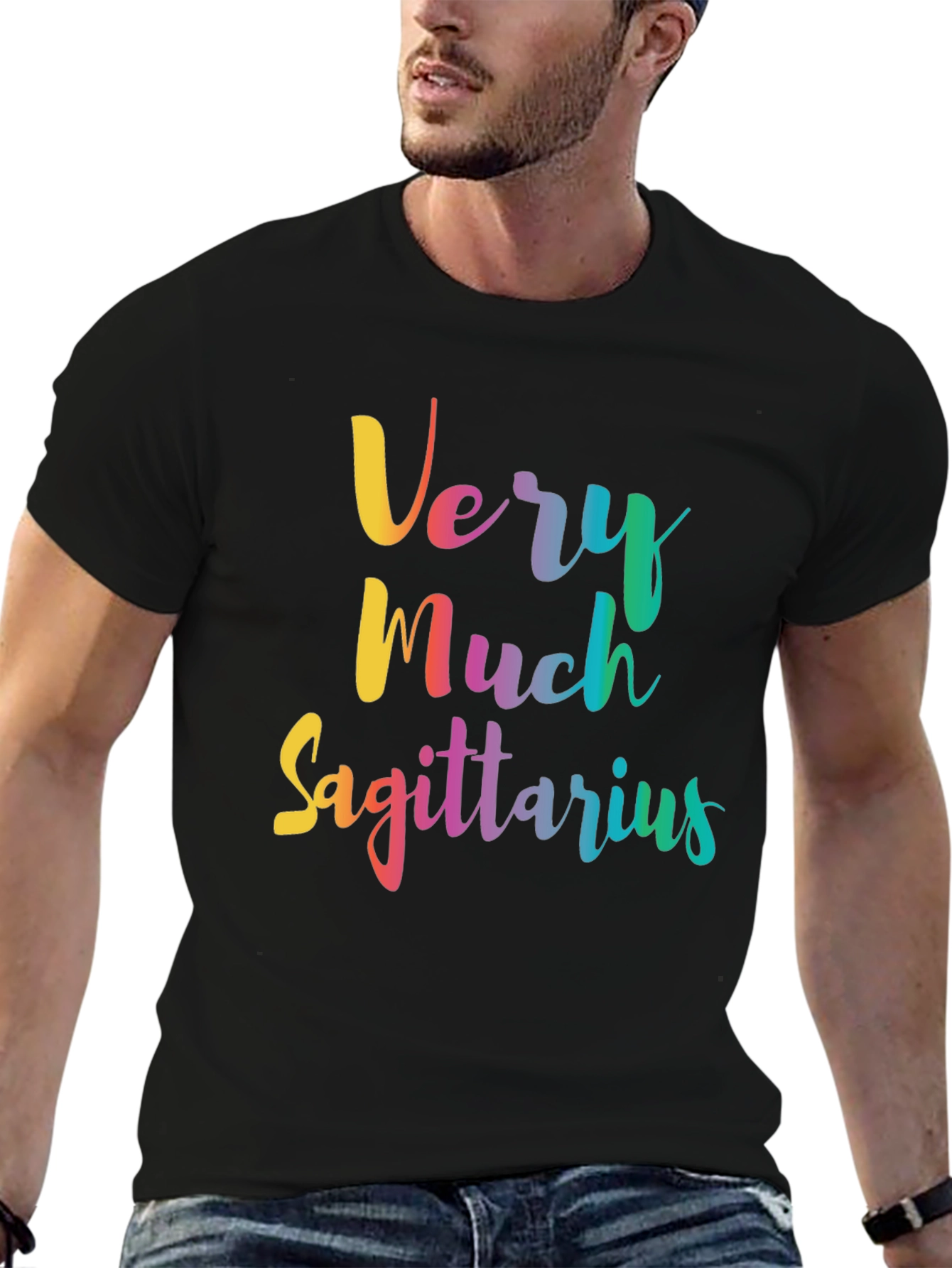 Very Much Sagittarius T-Shirt - Zodiac Rainbow Tee