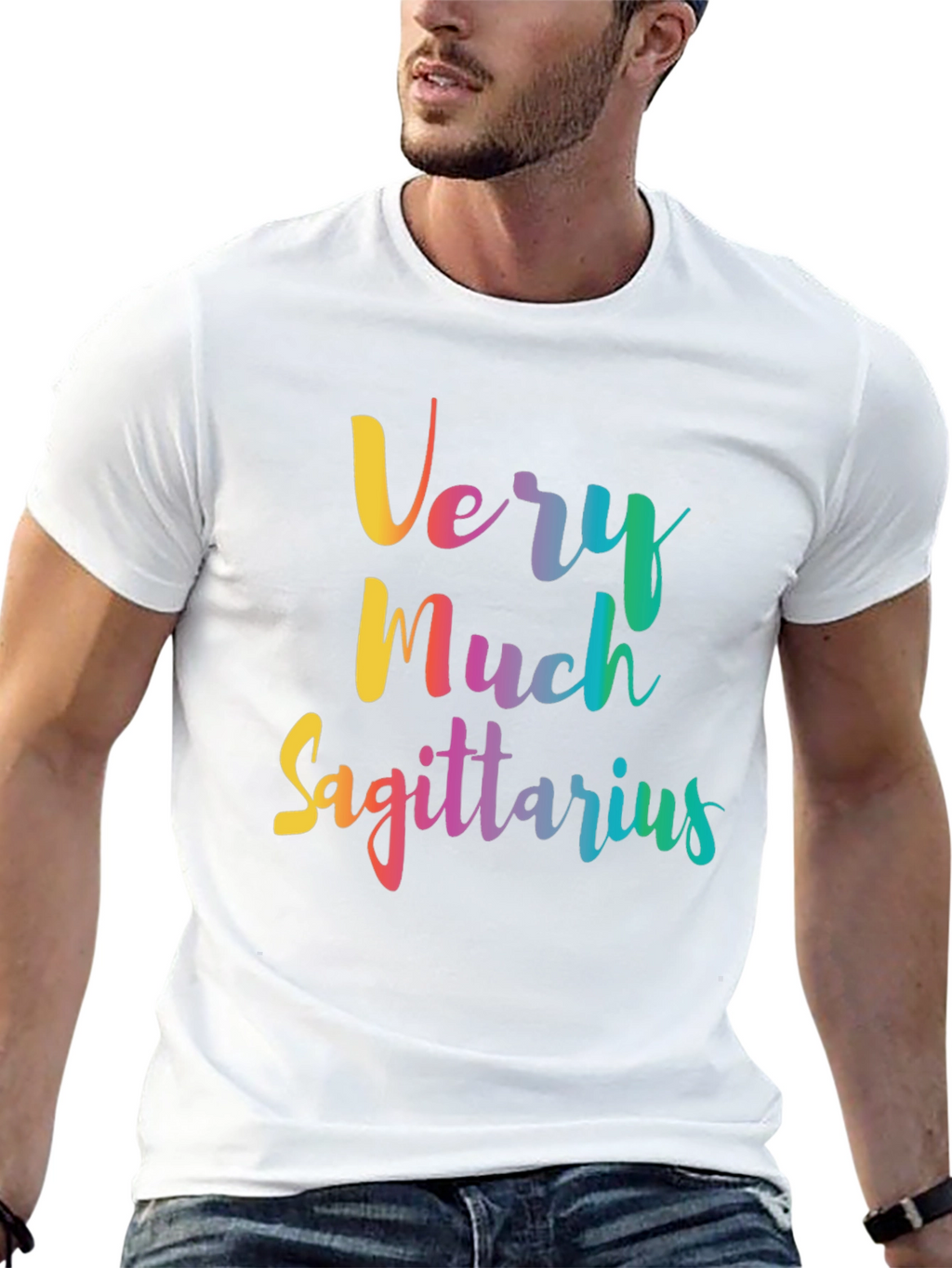 Very Much Sagittarius T-Shirt - Zodiac Rainbow Tee