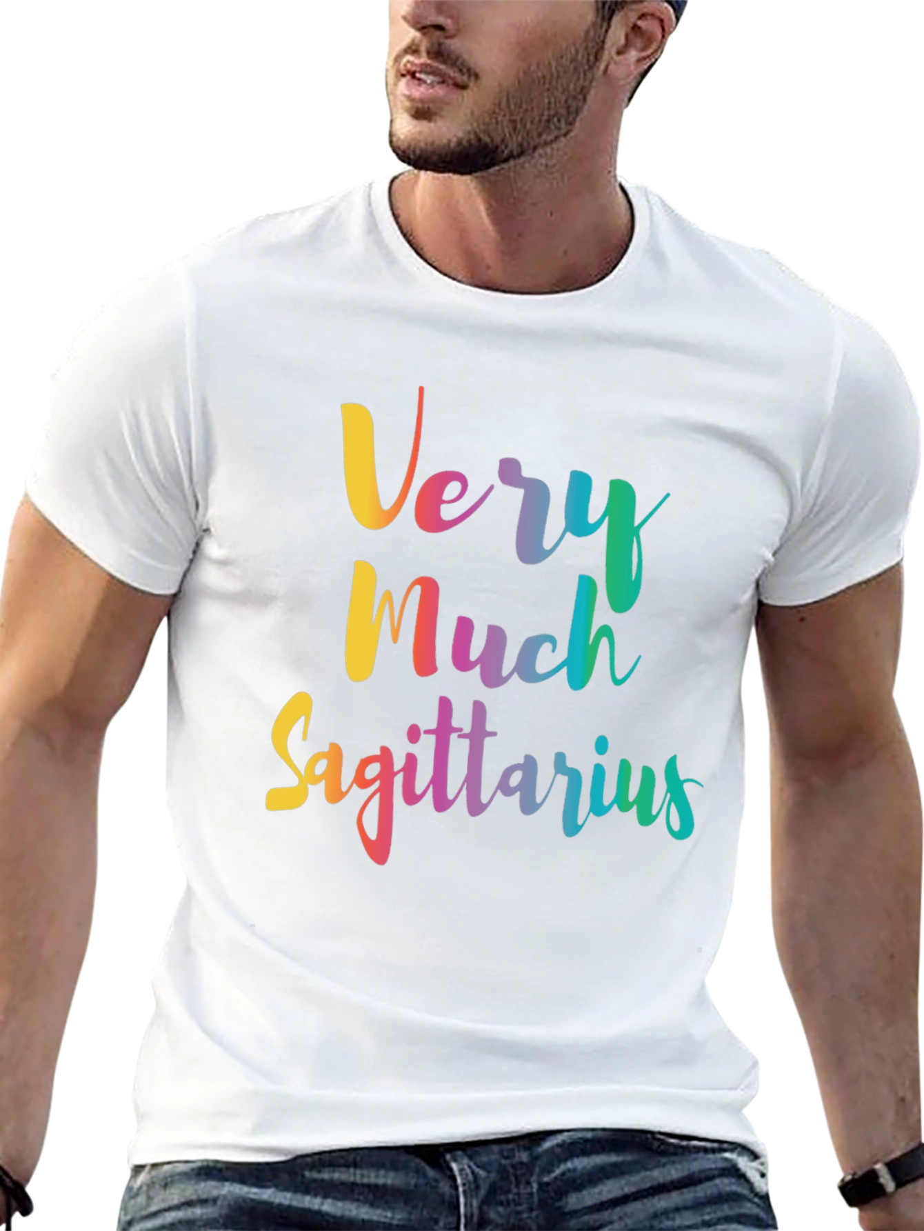 Very Much Sagittarius T-Shirt - Zodiac Rainbow Tee