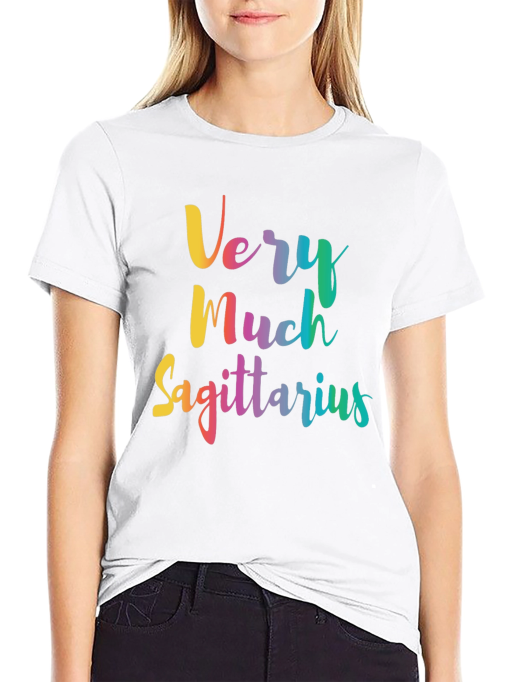 Very Much Sagittarius T-Shirt - Zodiac Rainbow Tee