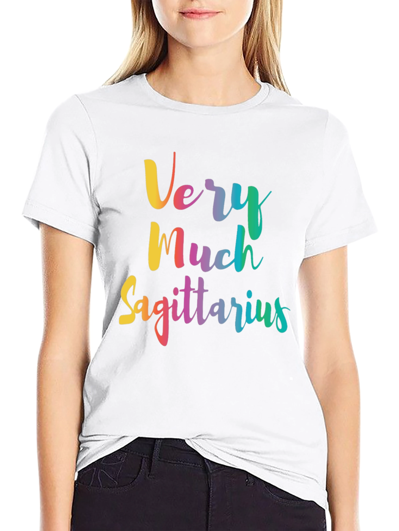 Very Much Sagittarius T-Shirt - Zodiac Rainbow Tee