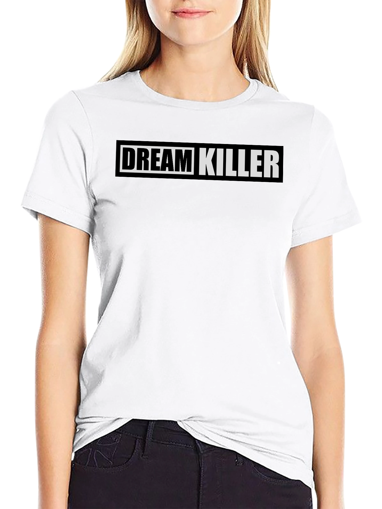 Dream Killer Black Graphic Print Tee