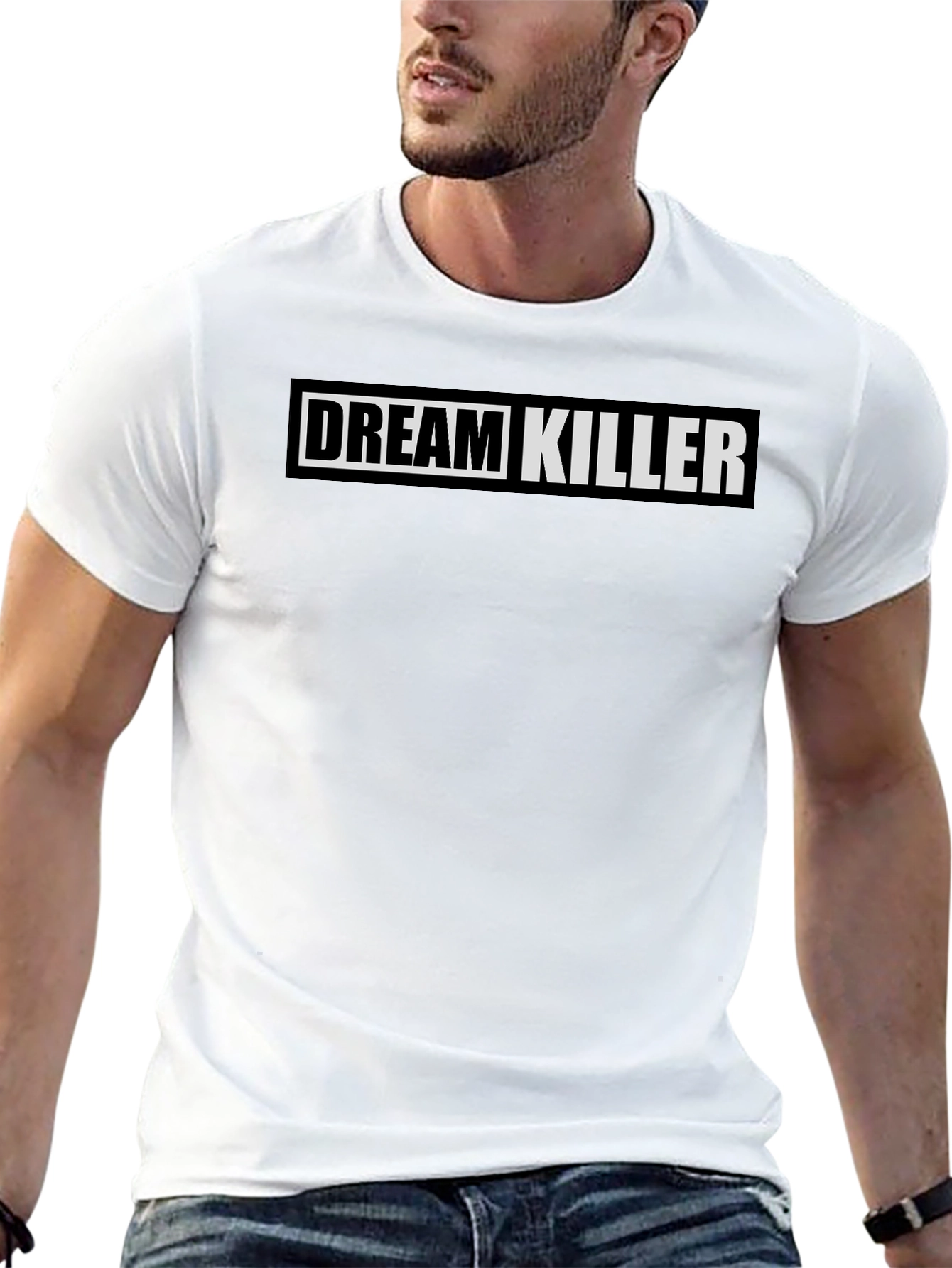 Dream Killer Black Graphic Print Tee