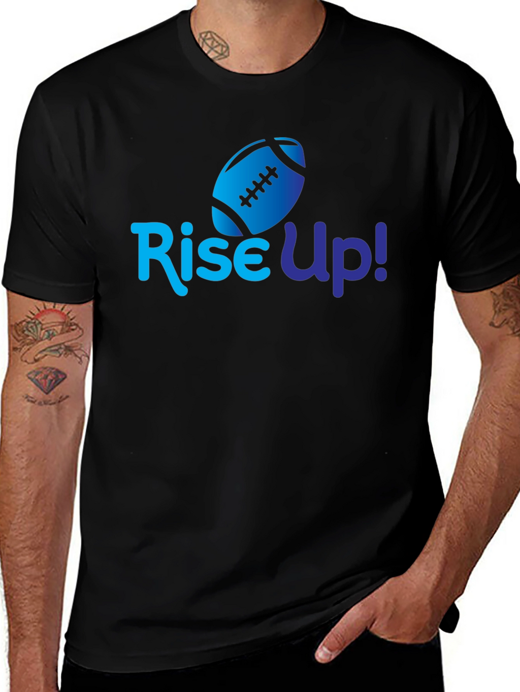 Rise Up Football T-Shirt