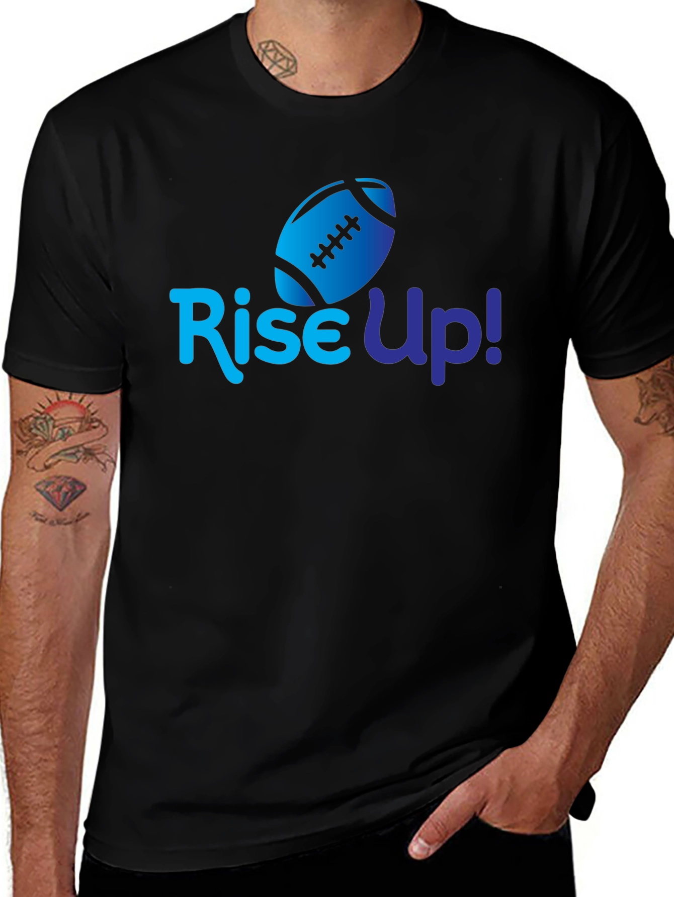 Rise Up Football T-Shirt