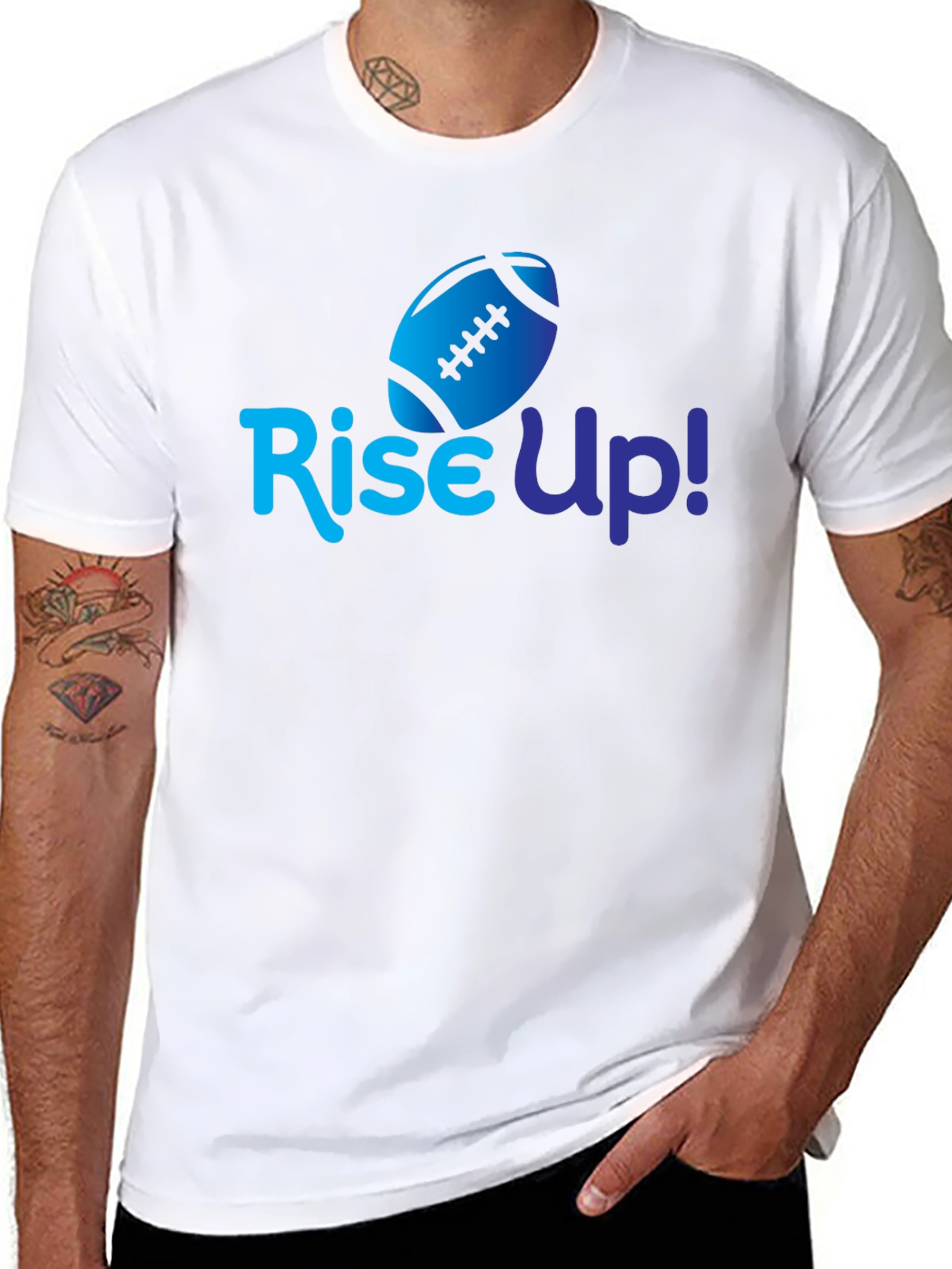 Rise Up Football T-Shirt